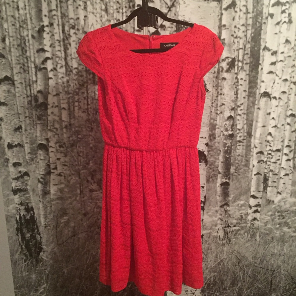 Chetta B Fit and Flare Dress