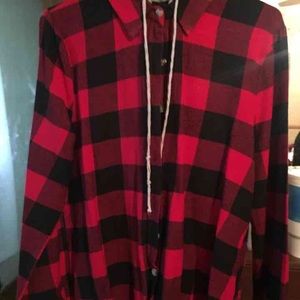 Flannel Hoodie