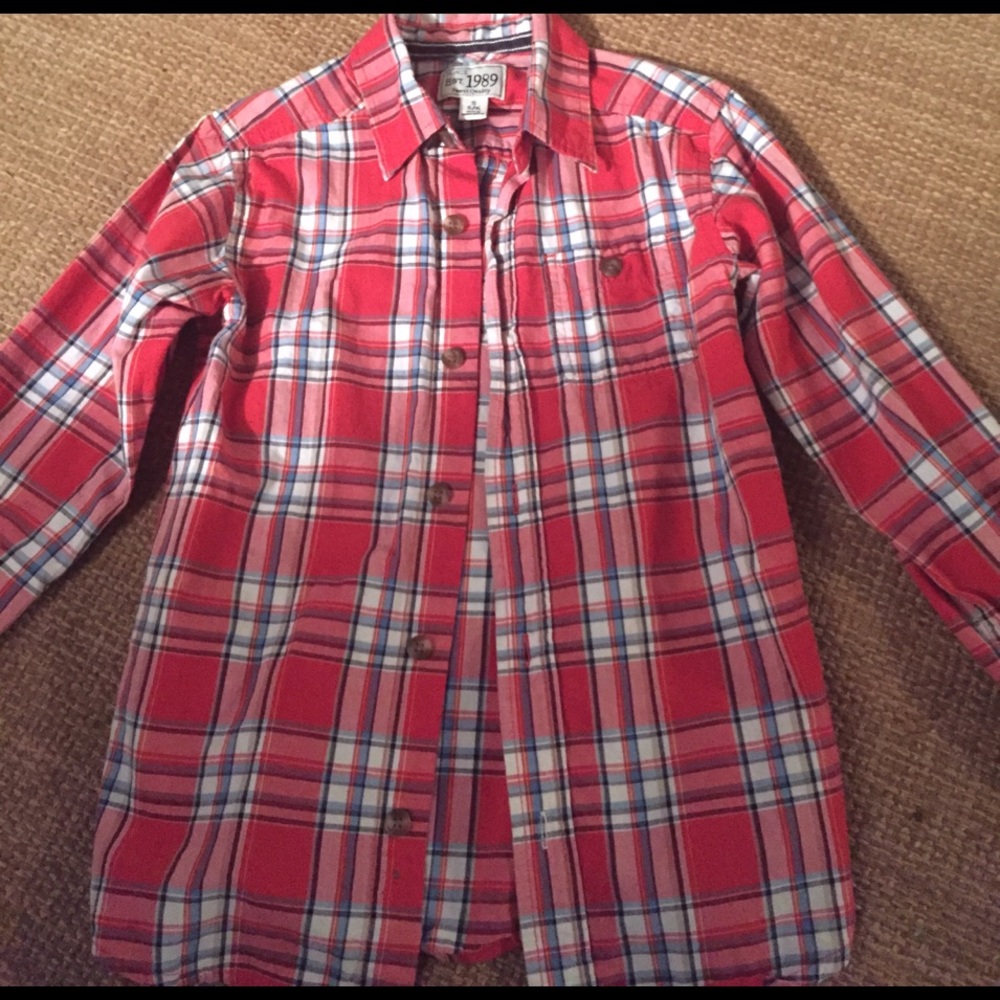 Boys Casual Long-sleeve Button Down