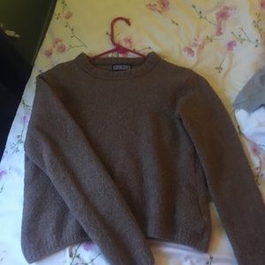 Wool brown sweater