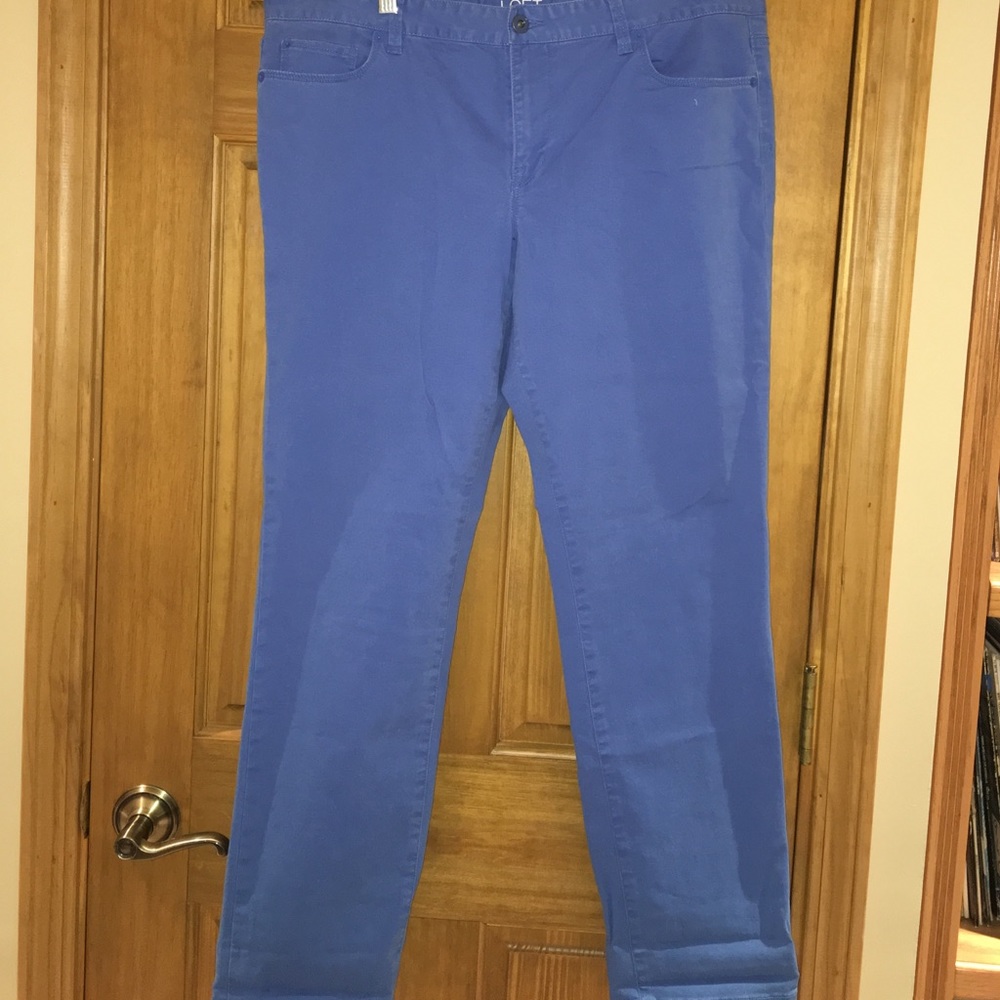 Loft Crop Modern Straight Jegging