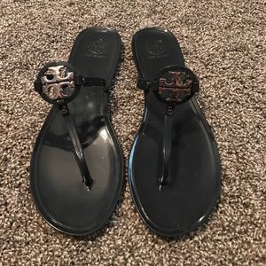 Tory Burch jelly sandals-navy
