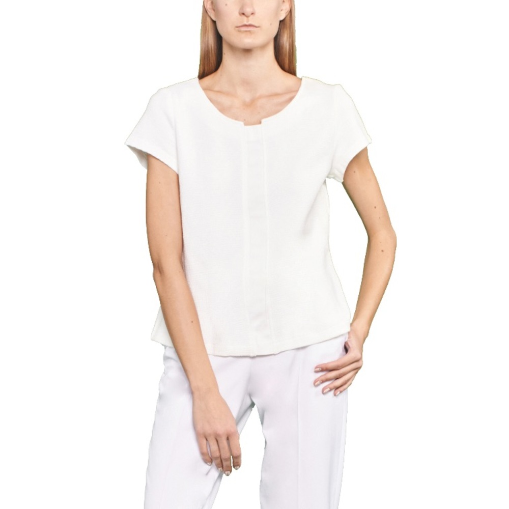 White cropped top TAIFUN by Gerry Weber Plus Size