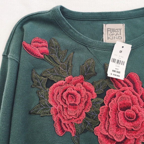 SOLD Furst of a Kind LF Rose Embroidered Thermal - Picture 2 of 5