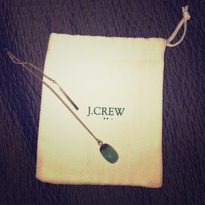 J. Crew gold long necklace