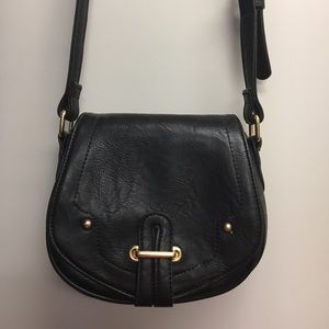 Black cross body purse
