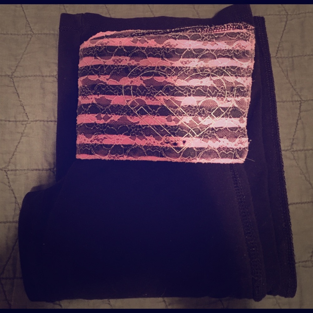 Aéropostal Live Love Dream Lace yoga pants