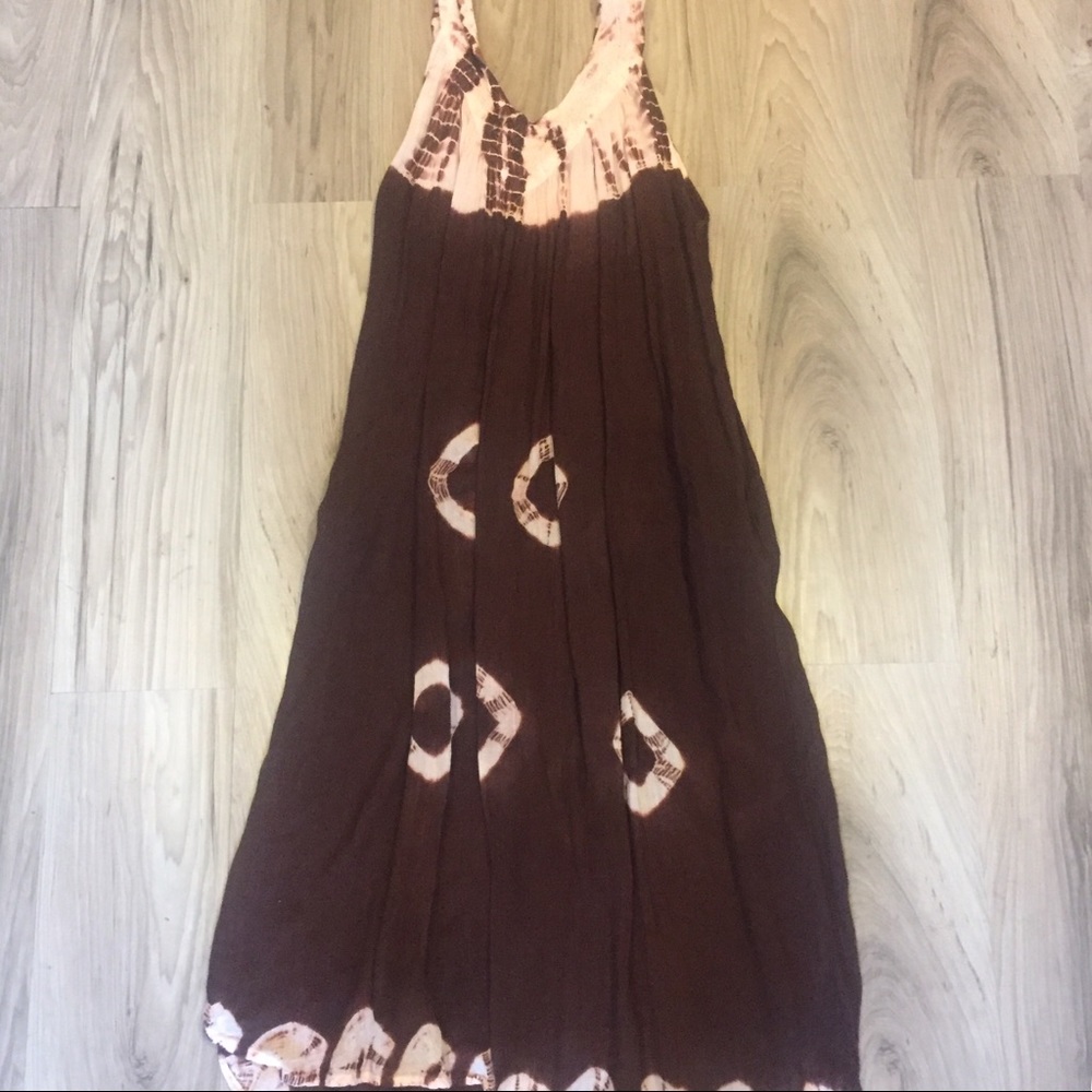 Hippie Tie Dye Maxi Beach Dress