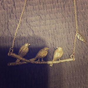 Three little birds necklace