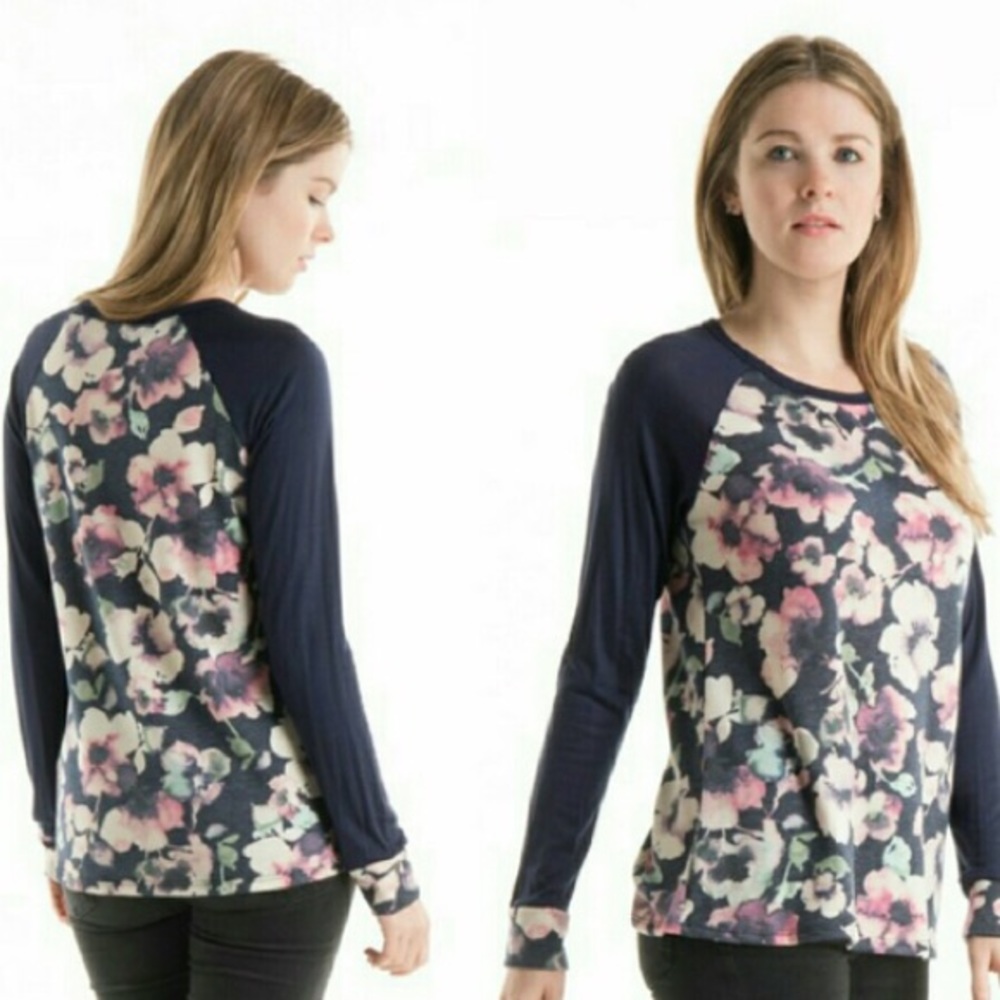 Floral Raglan Top