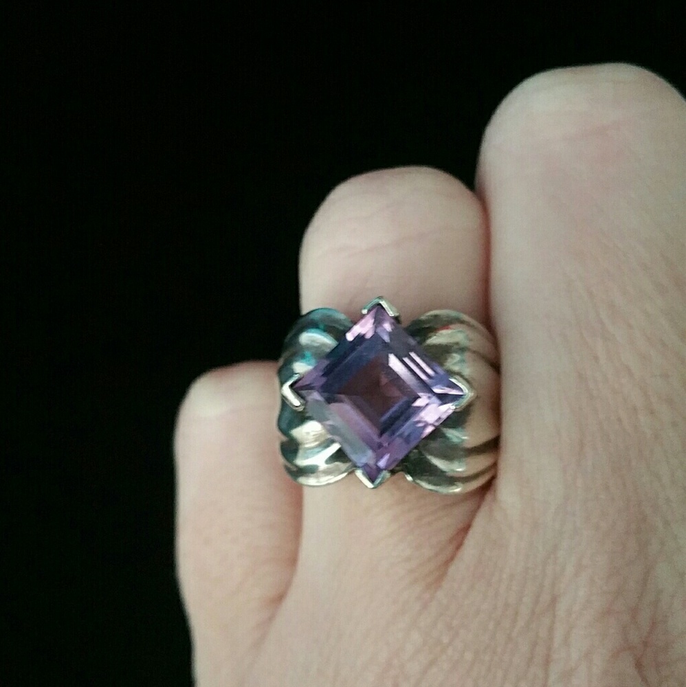Amazing Amethyst in Sterling.