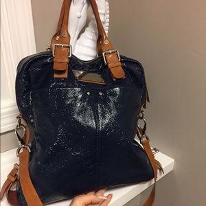 Kenneth Cole patent leather extra large bag