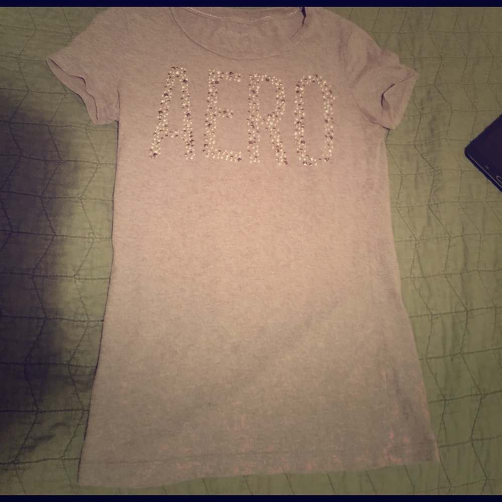 Sequined Aéropostal top "Aéro"