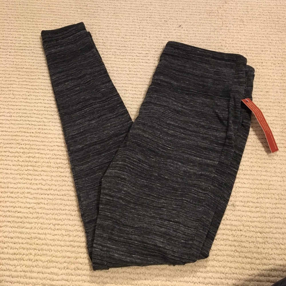 Grey meshed leggings