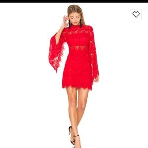 Mink Pink red dress