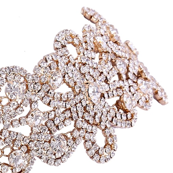 NWOT Elegant Bling Choker Necklace - Picture 3 of 4