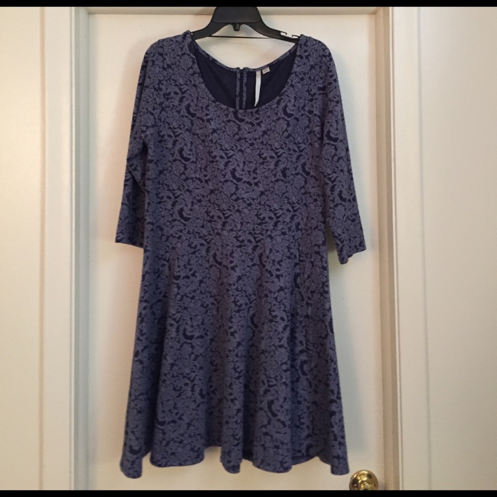 LC lauren Conrad blue dress