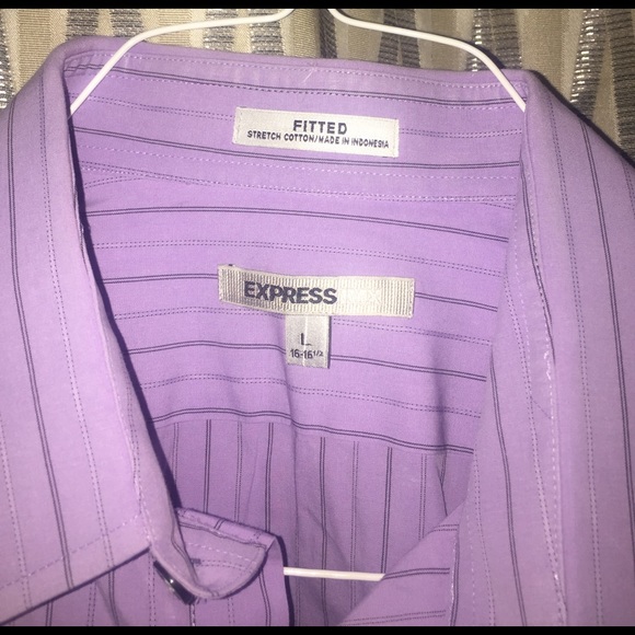 Men's Express dress shirt Large fitted - Picture 2 of 2
