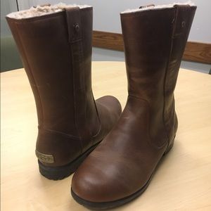 Leather uggs