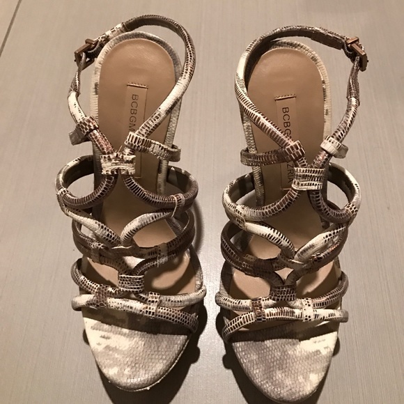 BCBGMaxAzria Shoes - BCBGMAXAZRIA Farrow High-Heel Strappy Dress Sandal