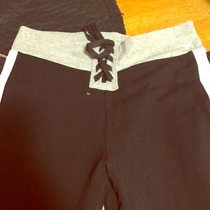 Pink campus leggings