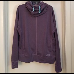 Purple North Face hoodie