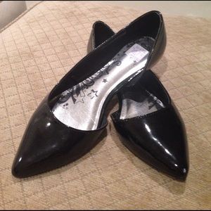 Black Patent Leather Flats