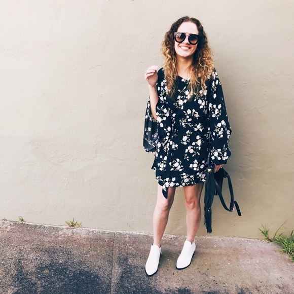 Floral Kimono Dress - Picture 2 of 3