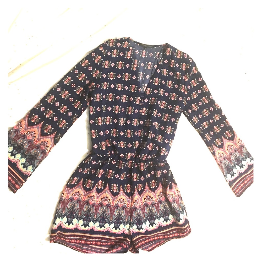cute patterned romper