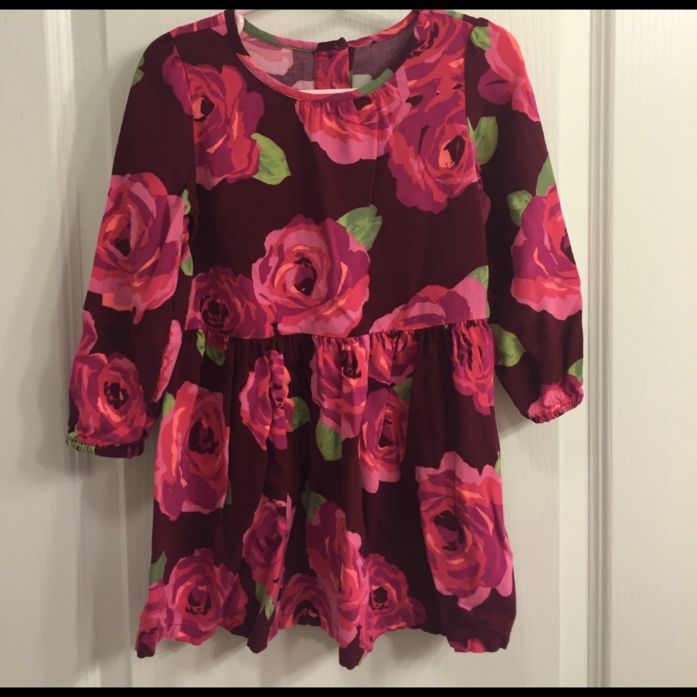 Long sleeved floral dress