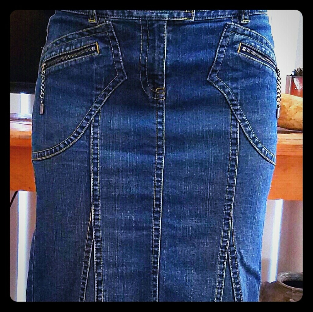 Classic Denim Skirt