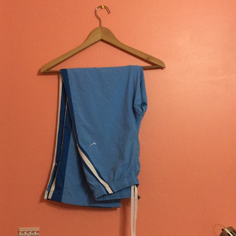 Blue nike sweatpants