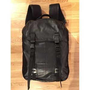 Lanvin calfskin and nylon backpack