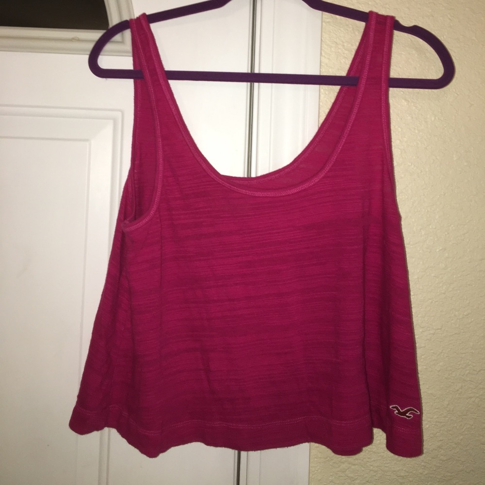 Hollister Pink Cropped Tank