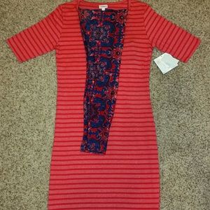LuLaRoe Julia and matching OS leggings set - NWT