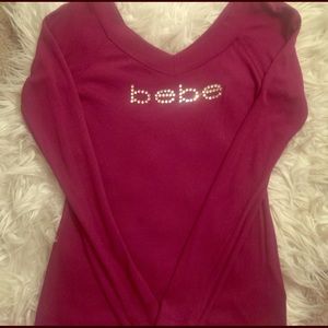 Bebe logo long sleeve