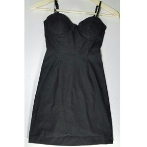 Black spaghetti strap dress