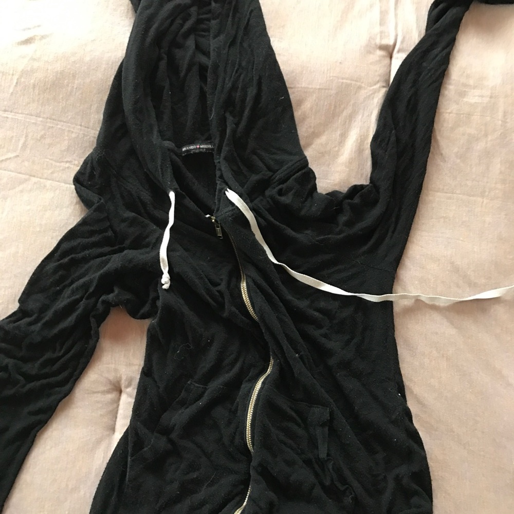 Black Zip Hoodie