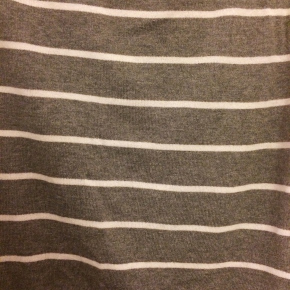 Banana Republic grey and white striped sweater - Picture 2 of 5
