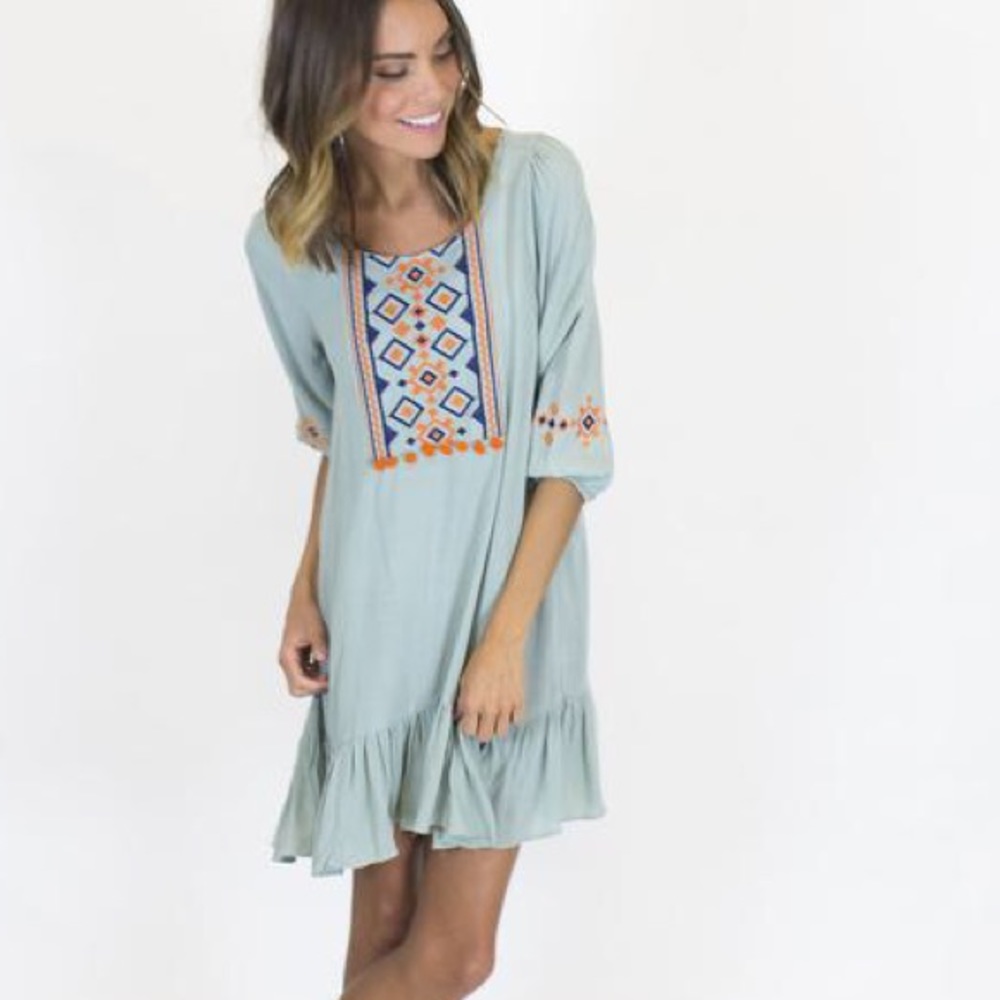 Aztec Pom-Pom Tunic