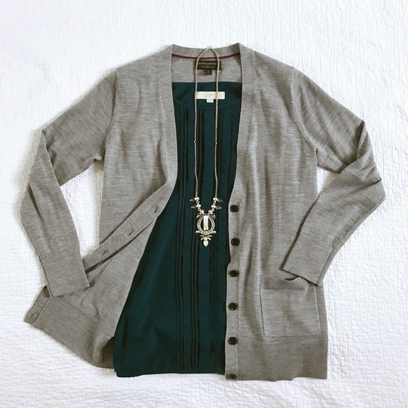 LOFT Tops - LOFT dark teal pleated sleeveless top