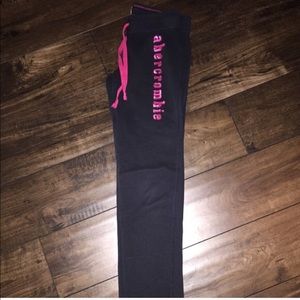 Dark navy blue Abercrombie sweatpants
