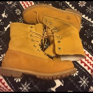 Fur Lined Timberlands