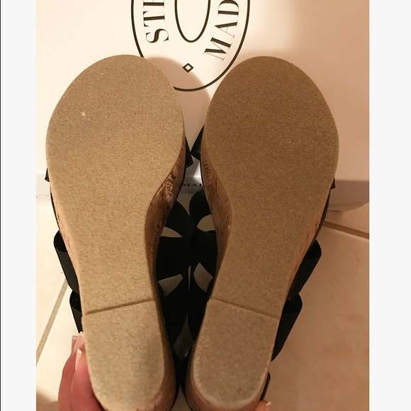 ⚫️Black Steve Madden elastic Wedges - Picture 4 of 4