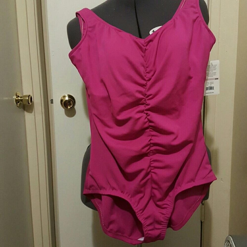 Pink swimsuit