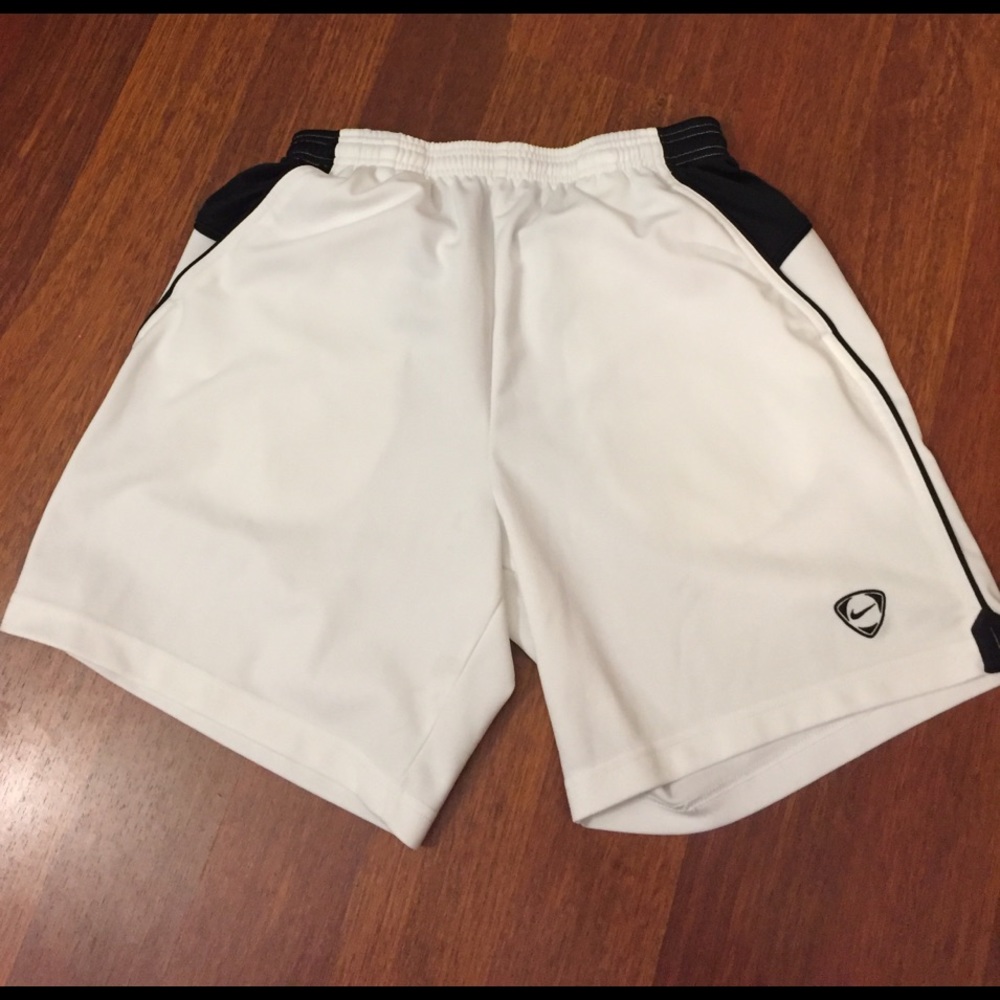 Nike mens white shorts