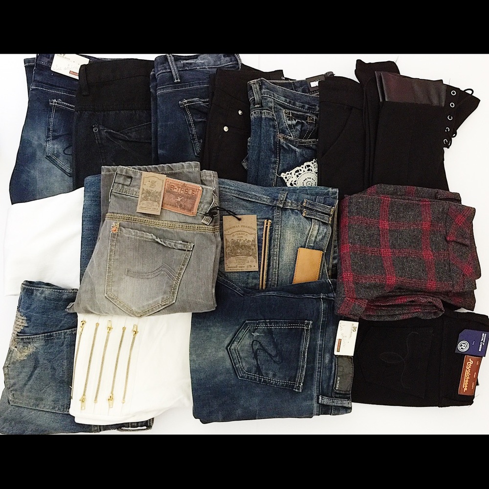 Bulk Lot new 15 pcs skinny pants small