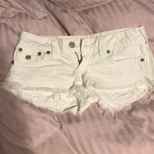 True Religion Joey Cut Off Shorts