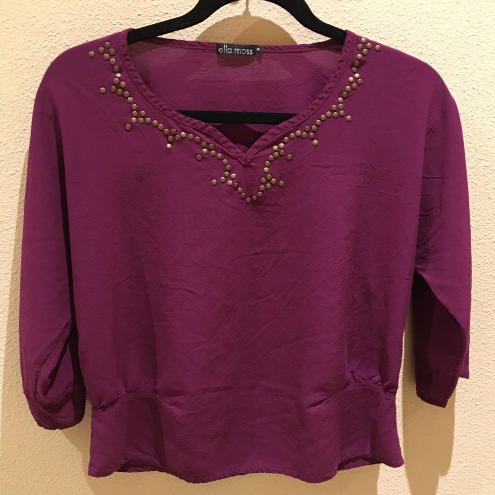 Plum Ella Moss Top