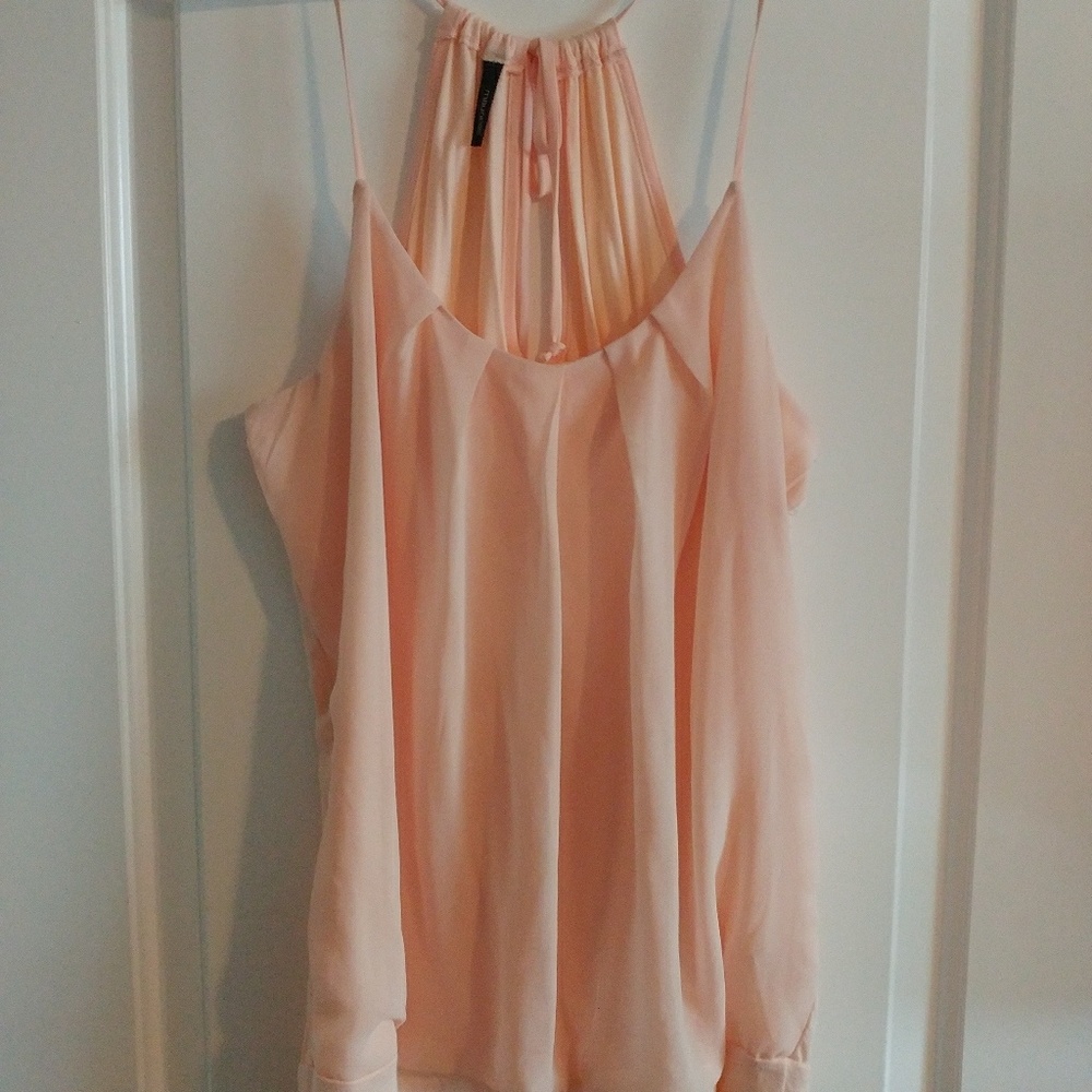 Peachy chiffon tank